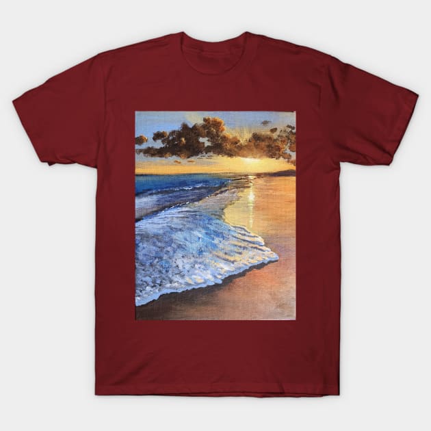 Silver Tide T-Shirt by ReneeDixonArt